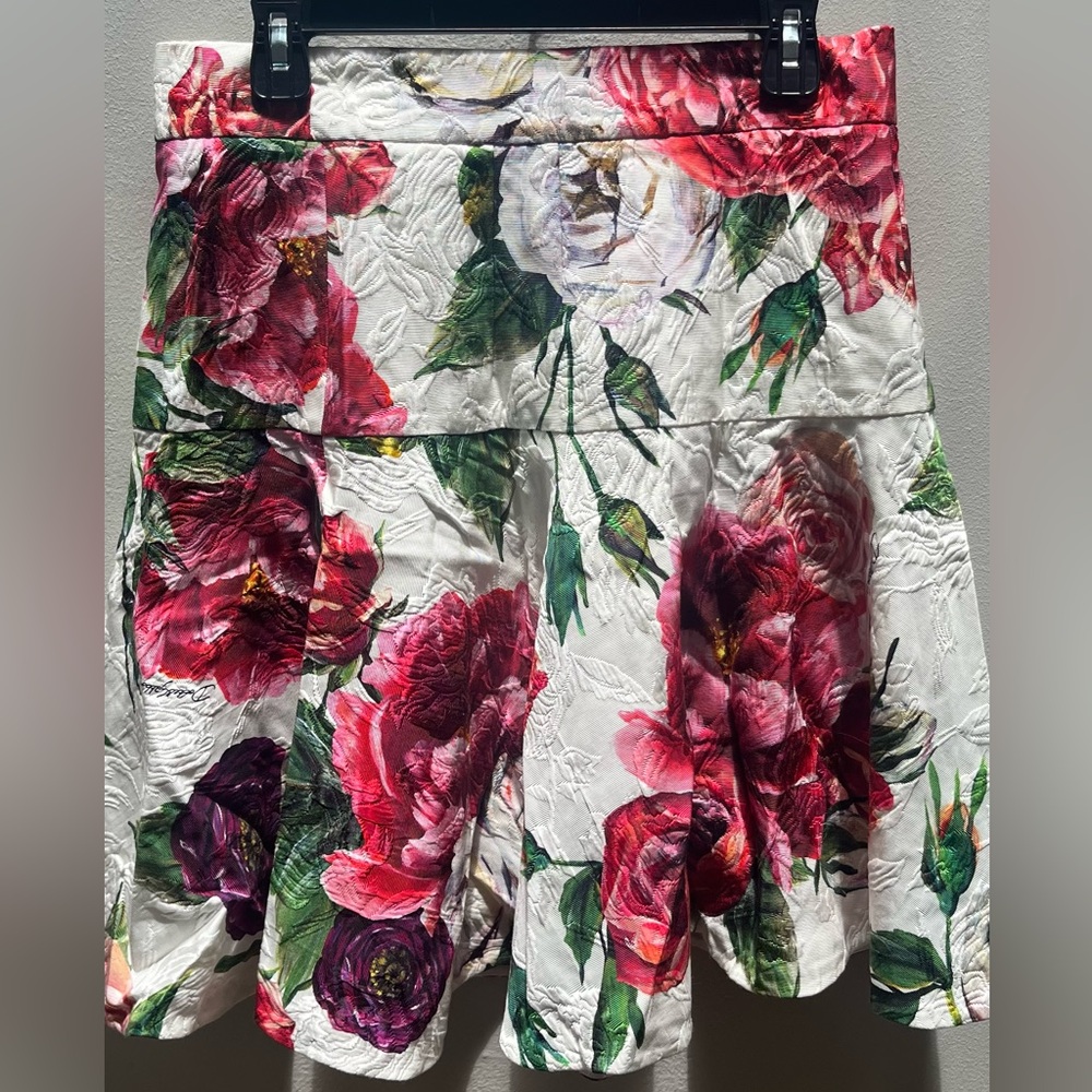 Dolce & Gabbana Floral Mini Skirt